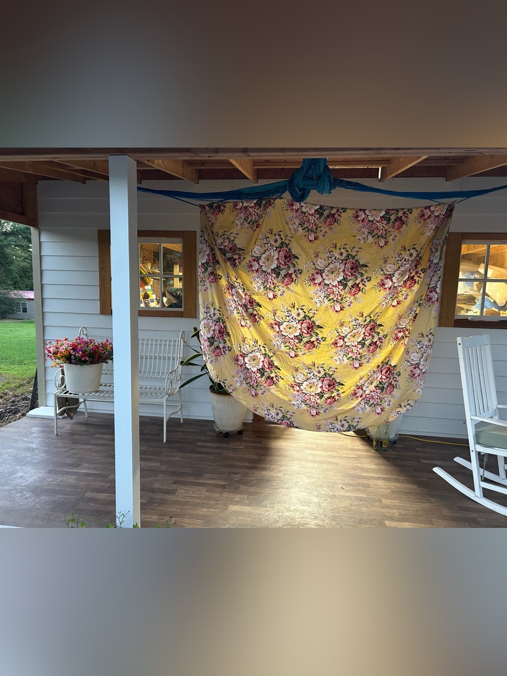 Vintage Ralph Lauren Sophie Brooke FULL Sheet Fitted USA Yellow Cottage
